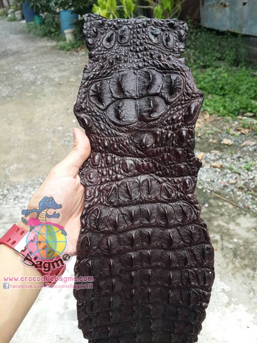 พร้อมส่ง  แผ่นหนังแท้ ฟอกสี