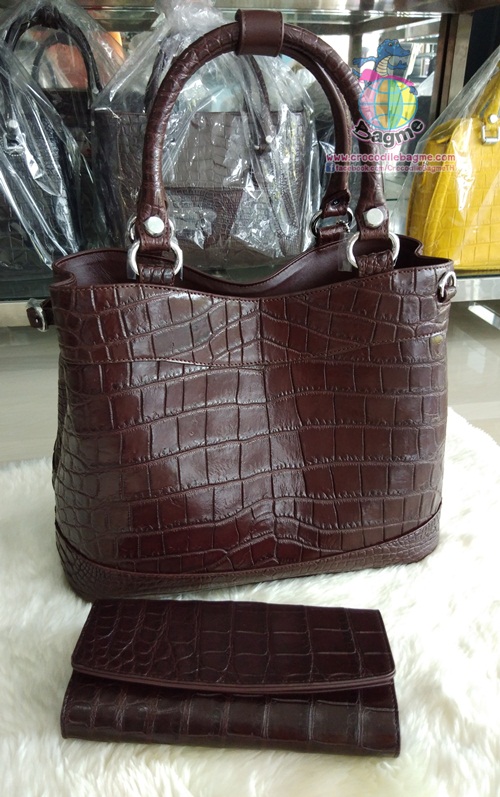 งานคู่ พร้อมส่ง กระเป๋าถือ สะพายหญิงBT8172  หนังท้อง