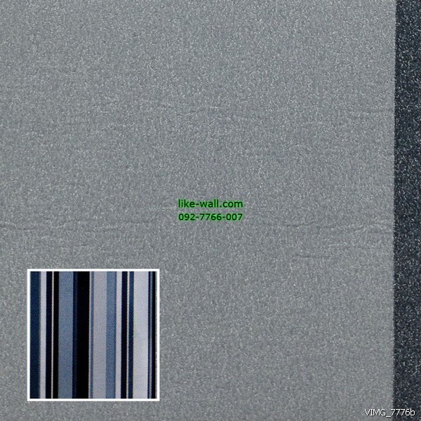 วอลเปเปอร์ติดผนัง ลายทางเส้นตรง สีฟ้า