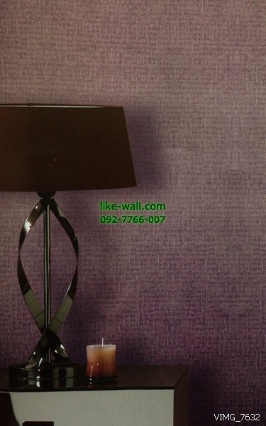ตัวอย่างการติดวอลเปเปอร์ติดผนังมุมห้อง ลายพื้น