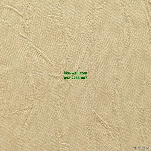 วอลเปเปอร์ติดผนัง ลายเรียบ สีครีม