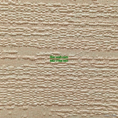 วอลเปเปอร์ติดผนัง ลายเรียบ สีครีม