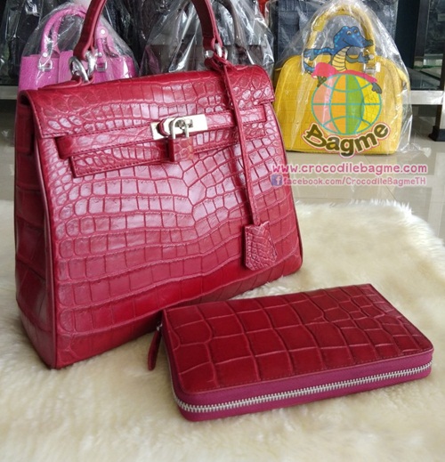 งานคู่ พร้อมส่ง กระเป๋าถือ สะพายหญิงBT8107 หนังท้อง