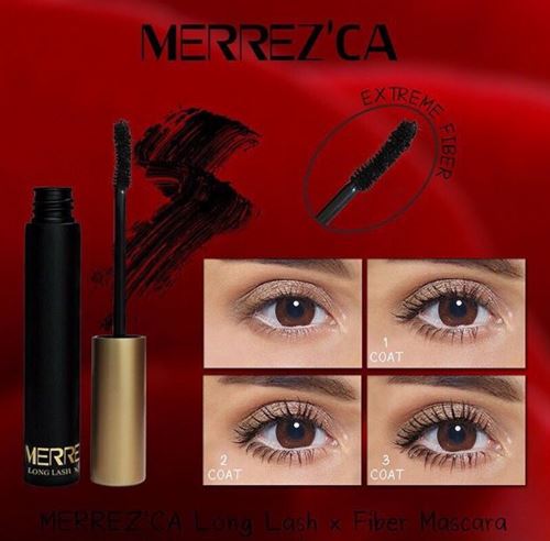 ** พร้อมส่ง**Merrezca Long Lash x Fiber Mascara มาสคาราหนึ่งเดียวที่เป็นไฟเบอร์และมีส่วนผสมแผ่นฟิลม์ ไว้ในหนึ่งเดียวกัน แน่นอนเลย คือ ขนตาจะทั้งยาวทั้งหนาขึ้นมากๆ อารมณ์แบบมากถึงขีดสุด ไม่ต้องง้อขนตาปลอมเลยคะ  กันน้ำมาก  ไม่ทิ้งคราบหรือร่องรอยใดๆไว้ใ