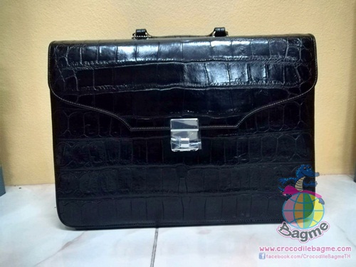 พร้อมส่ง กระเป๋าเอกสารชายBT925 หนังท้อง