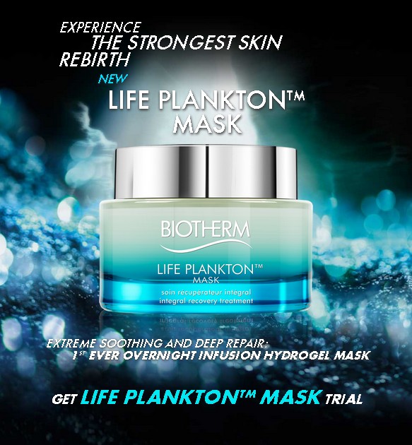 BIOTHERM Life Plankton Mask 75ml. เจลครีมมาส์กหน้าสูตรเข้มข้นด้วย 5% Life Plankton ปลอบประโลม พร้อมฟื้นฟูผิวราวกำเนิดใหม่ ตื่นขึ้นมาพร้อมผิวสดใส ดูกระจ่าง เนียนละเอียดดุจวัยเยาว์