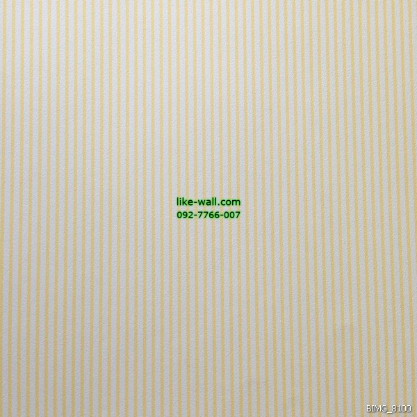 วอลเปเปอร์ติดผนัง ภายในห้อง ลายทางตรงเส้นเล็ก สีส้ม-ขาว