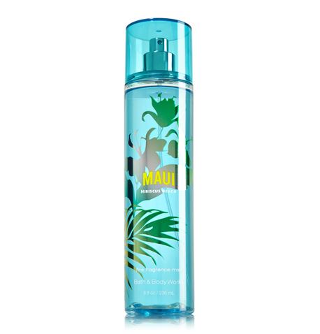 Bath & Body Works Maui Hibiscus Beach Fine Fragrance Mist 236 ml. สเปร์ยน้ำหอมที่ให้กลิ่นติดกายตลอดวัน ด้วยกลิ่นหอมของผลมะเฟือง มะม่วง ส้มแมนดาริน และดอกชบาเขตร้อน หอมหวานน่ารักน่าสัมผัสคะ
