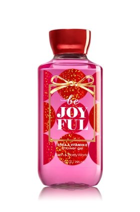 **พร้อมส่ง**Bath & Body Works Be Joyful Shea & Vitamin E Shower Gel 295ml. เจลอาบน้ำกลิ่นหอมติดกายนานตลอดวัน กลิ่นหอมโดดเด่นโทนกลิ่นผลไม้หอมหวานสดชื่น เจือกลิ่นดอกมะลิอ่อนๆปลายๆกลิ่น หอมสดชื่นปลุกอารมณ์ยามเช้าคะ