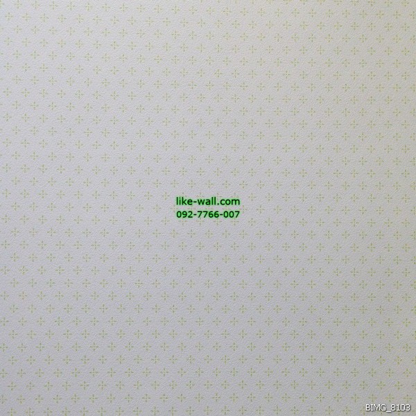 วอลเปเปอร์ติดผนัง ลายจุด สไตล์วินเทจ สีครีม พ้นหลังสีขาว