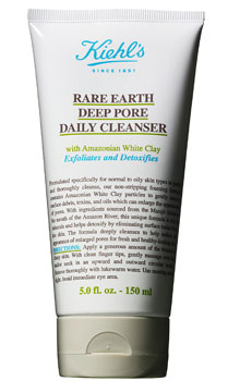 Kiehl's Rare Earth Deep Pore Daily Cleanser 150 ml. โฟมทำความสะอาดอย่างล้ำลึก ขัดผิวอย่างอ่อนโยนและขจัดสารพิษตกค้าง ลดปัญหารูขุมขนกว้าง ช่วยให้ผิวสะอาดสดชื่นและมีสุขภาพดี เนื้อโฟมที่อ่อนโยนและไม่ทำให้ผิวแห้งนี้มีส่วนผสมของดินขาวจากอะเมซอน