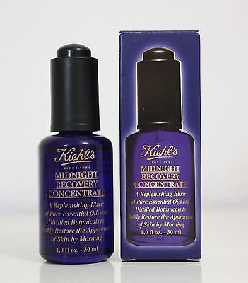 Kiehl's Midnight Recovery Concentrate 30ml. เซรั่มเข้มข้นช่วยบำรุงและเสริมความแข็งแรงให้ผิวในเวลากลางคืน พลังจากธรรมชาติช่วยผิวดูอ่อนเยาว์ เรียบเนียนและเปล่งประกายสดใสขึ้นในตอนเช้า