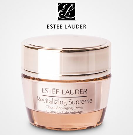 ESTEE LAUDER Revitalizing Supreme Global Anti-Aging Creme ขนาดทดลอง 15 ml. มอยเจอร์ไรเซอร์เนื้อบางเบาให้สัมผัสที่อ่อนโยนและเนียนนุ่มดุจแพรไหม จัดการปัญหาความร่วงโรยก่อนวัยได้อย่างมีประสิทธิภาพ ซึมซาบสู่ผิวได้อย่างล้ำลึกให้ผิวสดใสดูอ่อนเยาว์