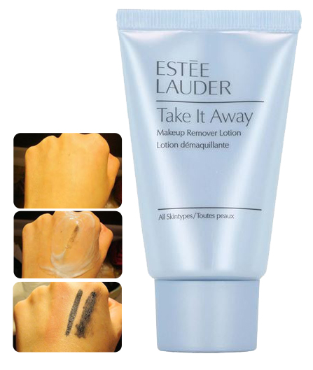 ESTEE LAUDER Take It Away Makeup Remover Lotion ขนาดทดลอง 30 g. โลชั่นเช็ดเครื่องสำอางค์ สูตรน้ำนมเข้มข้น ล้างคราบเครื่องสำอางค์และครีมกันแดด ได้อย่างหมดจด ไม่ทิ้งคราบ โดยยังคงความชุ่มชื่นไว้ให้ผิว ไม่แห้งตึง ให้ผิวสบาย มอบผลลัพท์ของผิวที่สะอ