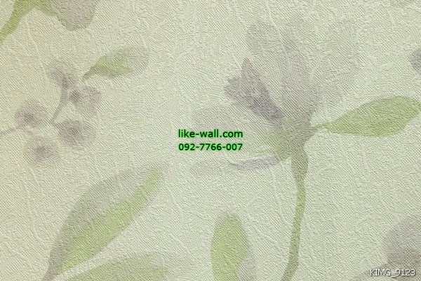 วอลเปเปอร์ติดผนัง ลายดอกไม้หลากสี สีม่วง พื้นหลังสีขาว
