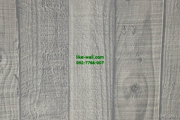 วอลเปเปอร์ติดผนัง ลายแผ่นไม้ธรรมชาติ สีเทา