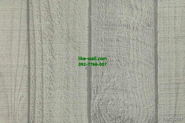 วอลเปเปอร์ติดผนัง ลายแผ่นไม้ธรรมชาติ สีเทา