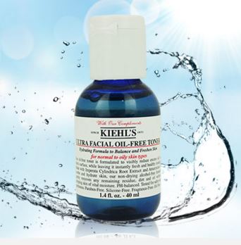 Kiehl's Ultra Facial Oil-Free Toner ขนาดทดลอง 40ml. โทนเนอร์ควบคุมความมันสูตรพิเศษ พร้อมทำให้ผิวสดชื่นและดูสุขภาพดี ด้วยส่วนผสมของสารสกัดจาก Imperata Cylindrica Root และ Antarcticine ช่วยผ่อนคลายและให้ความชุ่มชื่นแก่ผิว เป็นสูตรที่ไม่ทำให