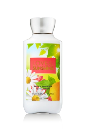 **พร้อมส่ง**Bath & Body Works Love & Sunshine Shea & Vitamin E Body Lotion 236 ml. โลชั่นบำรุงผิวสุดพิเศษ กลิ่นหอมของดอกเดซี่ผสมกลิ่นหอมสดชื่นของมะนาวและสตรอเบอรี่ กระตุ้นความรู้สึกสดชื่นดั่งกลิ่นหอมของดอกไม้ยามเช้าคะ