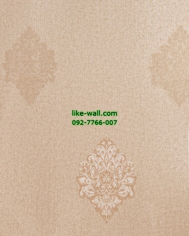 วอลเปเปอร์ติดผนัง ลายหลุยส์ขนาดเล็ก สีชมพูซีด