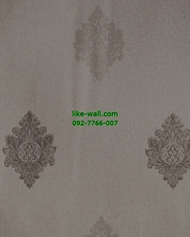 วอลเปเปอร์ติดผนัง ลายหลุยส์ขนาดเล็ก สีฟ้าคราม