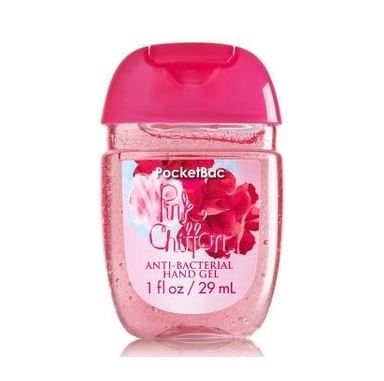 **พร้อมส่ง**Bath & Body Works Pink Chiffon PocketBac Sanitizing Hand Gel 29 ml. เจลล้างมือขนาดพกพาแบบไม่ต้องใช้น้ำ สูตรแอนตี้แบคทีเรีย ฆ่าแบคทีเรียได้ 99.9% กลิ่นของผลแพร ผสมกับกลิ่นของกล้วยไม้ กลิ่นวนิลานุ่มๆ และกลิ่น Chiffon Musk ผสมผสานกลิ่นได้หอมห