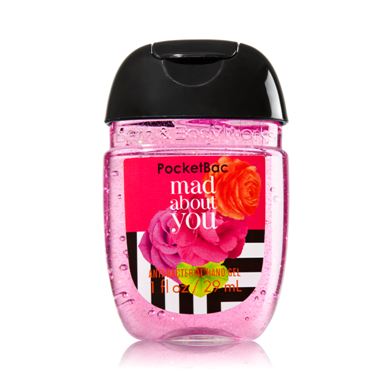 **พร้อมส่ง**Bath & Body Works Mad about You PocketBac Sanitizing Hand Gel 29 ml. เจลล้างมือขนาดพกพาแบบไม่ต้องใช้น้ำ สูตรแอนตี้แบคทีเรีย ฆ่าแบคทีเรียได้ 99.9% กลิ่นผลไม้แบรคเคอเรนท์ ผสมกับดอกมะลิ และกลิ่นมัควนิลลาอ่อนๆ หอมละมุนสดชื่นมากคะ