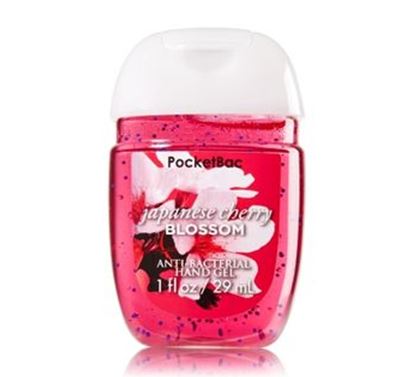 **พร้อมส่ง**Bath & Body Works Japanese Cherry Blossom PocketBac Sanitizing Hand Gel 29 ml. เจลล้างมือขนาดพกพาแบบไม่ต้องใช้น้ำ สูตรแอนตี้แบคทีเรีย ฆ่าแบคทีเรียได้ 99.9% กลิ่นดอกซากุระญี่ปุ่นหอมเตะจมูกตั้งแต่ครั้งแรกที่ได้กลิ่น ผสมกับกลิ่นวนิลานุ่มๆ 