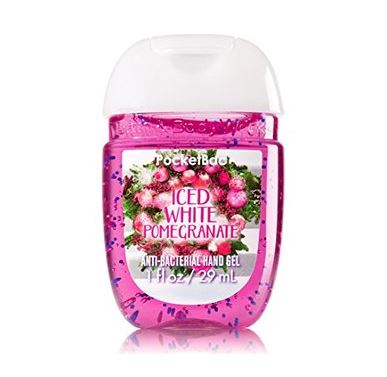 **พร้อมส่ง**Bath & Body Works Iced White Pomegranate PocketBac Sanitizing Hand Gel 29 ml. เจลล้างมือขนาดพกพาแบบไม่ต้องใช้น้ำ สูตรแอนตี้แบคทีเรีย ฆ่าแบคทีเรียได้ 99.9% กลิ่นหอมของผลทับทิมหอมหวานสดชื่นคะ