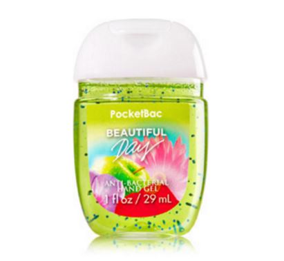 **พร้อมส่ง**Bath & Body Works Beautiful Day PocketBac Sanitizing Hand Gel 29 ml. เจลล้างมือขนาดพกพาแบบไม่ต้องใช้น้ำ สูตรแอนตี้แบคทีเรีย ฆ่าแบคทีเรียได้ 99.9% กลิ่นนี้ให้กลิ่นหอมสดชื่นของแอปเปิ้ลผสมกับกลิ่นของดอกเดซี่ หอมน่ารักๆ กลิ่นคล้ายๆน้ำหอมของ DK