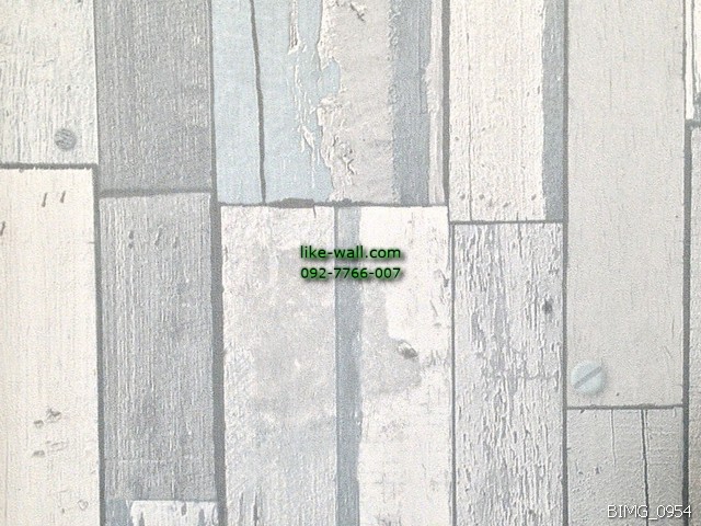 วอลเปเปอร์ติดผนัง ลายไม้เก่า สีเทา