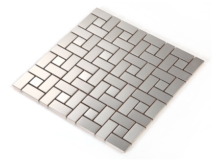 กระเบื้อง Stainless แบบเรียบๆเก๋ๆค่ะ