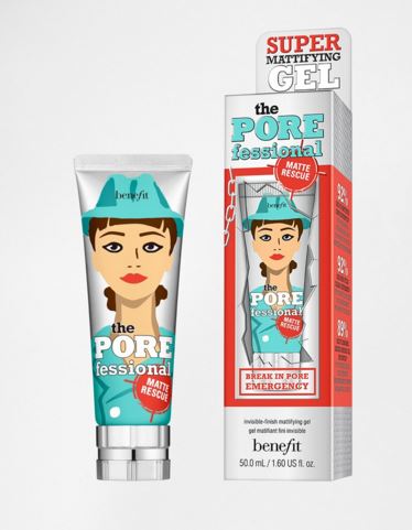 Benefit The Porefessional Matte Rescue Face Primer 50ml. สุดยอดเจลดูดซับความมันที่มีเนื้อบางเบาพิเศษ มาพร้อมคุณสมบัติอำพรางการมองเห็นจุดบกพร่องของผิวในทันที พร้อมปรับผิวให้เนียนเรียบ สว่างกระจ่างใส ดูเนียนเรียบ ไม่มันวาว