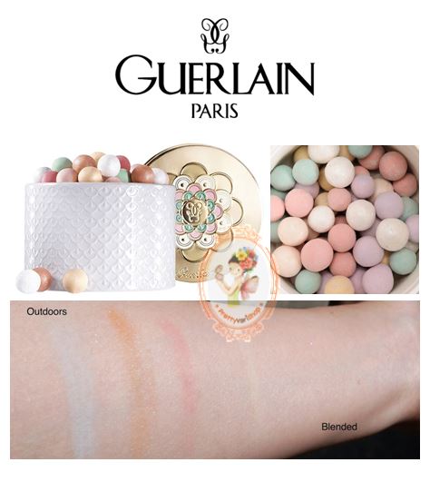 GUERLAIN Meteorites Light Revealing Pearls of Powder 25g #2Clair/Light แป้งไฮไลท์ ในรูปแบบเม็ดไข่มุก เนื้อนุ่ม เกลี่ยง่าย ประกอบด้วยเม็ดเพิร์ลอ่อนนุ่มเนื้อสัมผัสแมท โทนสีชมพูม่วง และโทนสีเชียว ภายในผสานเม็ดสี โดยโทนสีเหลืองช่วยปกปิดแก้ไขจุดด่างดำ โทนเขียว