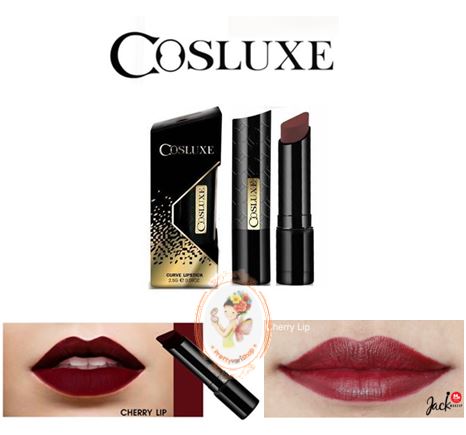 **พร้อมส่ง**Cosluxe Curve Lipstick  # Cherry Lip สีแดงดำ ลิปสติกที่ออกแบบมาให้โค้งรับกับริมฝีปากทั้งบนและล่าง ทาง่าย เหมาะสำหรับปากทุกรูปแบบ มาพร้อมสีสัน ที่ชัดเจน และเนื้อสัมผัสที่เงางาม เบานุ่ม ไม่เหนียวเหนอะ ติดทนนาน ผสานคุณประโยชน์จากมอยเจอร์ไรเซอร์ ช