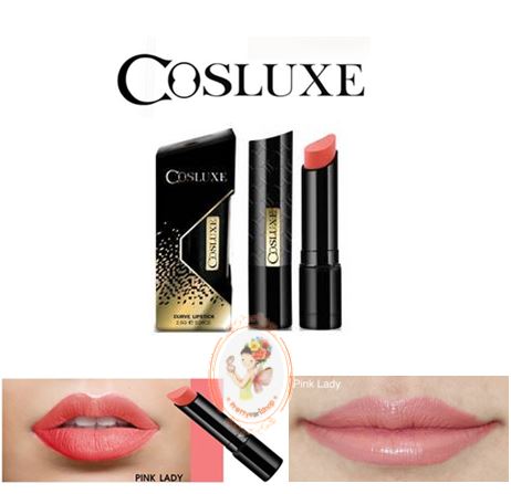 **พร้อมส่ง**Cosluxe Curve Lipstick  # Pink Lady สีชมพูหวาน ลิปสติกที่ออกแบบมาให้โค้งรับกับริมฝีปากทั้งบนและล่าง ทาง่าย เหมาะสำหรับปากทุกรูปแบบ มาพร้อมสีสัน ที่ชัดเจน และเนื้อสัมผัสที่เงางาม เบานุ่ม ไม่เหนียวเหนอะ ติดทนนาน ผสานคุณประโยชน์จากมอยเจอร์ไรเซอร์