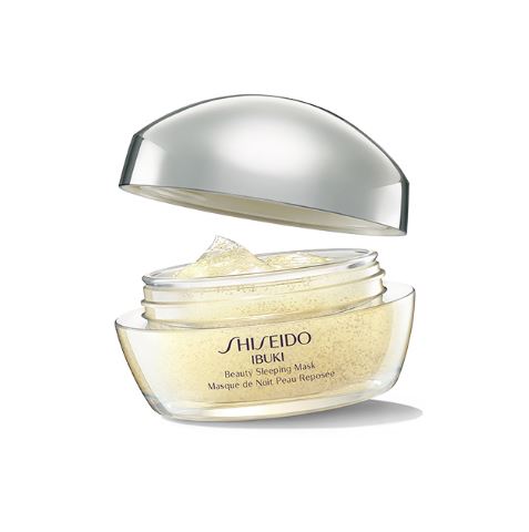 Shiseido IBUKI Beauty Sleeping Mask 80ml. มาส์กสูตรเจลสดชื่น ที่อุดมไปด้วยวิตามินในการช่วยฟื้นบำรุงผิวที่เหนื่อยล้า เพื่อให้ผิวหน้าชุ่มชื่น อิ่มเอิบ ดูมีชีวิตชีวาในยามเช้า มอบผิวอิ่มเอิบ ชุ่มฉ่ำ และสดชื่น แม้ในวันที่พักผ่อนไม่เพียงพอก็ตาม