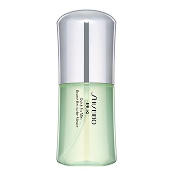 Shiseido IBUKI Quick Fix Mist 50ml. เจลสเปรย์คืนความชุ่มชื่นให้กับผิว ลดความมันวาว และช่วยให้เมคอัพติดทนนานยิ่งขึ้น เนื้อเจลที่มมอบความสดชื่นและชุ่มฉ่ำ เมื่อสเปรย์ลงบนผิวหน้า ละอองจะมีลักษณะคล้ายโครงตาข่ายแนบผิว เพื่อมอบความชุ่มชื้นให้ผิวอย่าง