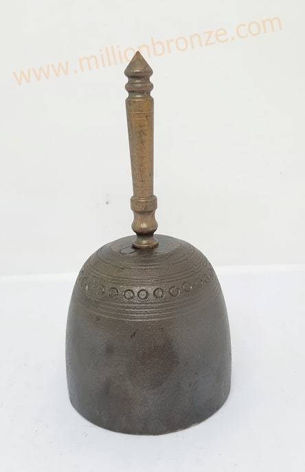 HB035 กระดิ่งด้ามจับ ทองเหลือง (สำริด 7 cm)  Bronze Bell 