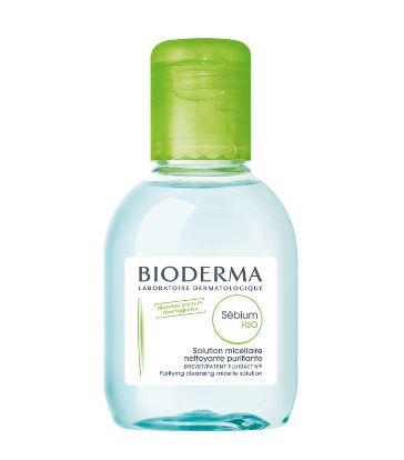 Bioderma Sebium H2O Purify Cleasiing Micelle Solution 100 ml. (ฝาสีเขียว) โทนเนอร์ ทำความสะอาดผิวหน้าและเช็ดเครื่องสำอาง สำหรับผู้มีผิวผิวผสม-มัน และเป็นสิวง่าย ทำความสะอาดผิวบริเวณใบหน้าและเปลือกตาได้อย่างสะอาดหมดจด ปราศจากสารที่ทำให้เกิดการแ