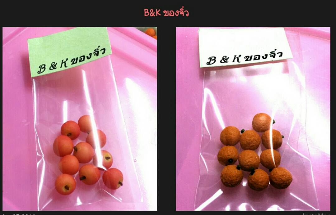 B007 - แอปเปิ้ลจิ๋ว, ส้มจิ๋ว(แพ็ค10)(ราคาต่อแพ็คผลไม้จิ๋ว)