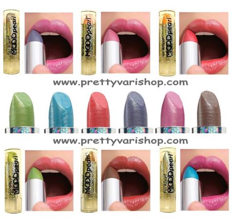 Fran Wilson Mood Pearl Lipsticks ลิปเปลี่ยนสีประกายชิมเมอร์ ให้สีชัดเนื้อมุกโดดเด่น ติดทนนาน 6 ชั่วโมง นำเข้าจากอเมริกา ด้วยส่วนผสมของว่านหางจระเข้ และวิตามินอี บำรุงริมฝีปากที่แห้งกร้าน แตก ลอกเป็นขุย ให้เนียนนุ่มชุ่มชื่นน่าสัมผัส