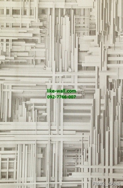 วอลเปเปอร์ติดผนัง ลายเส้นตัด 3 มิติ