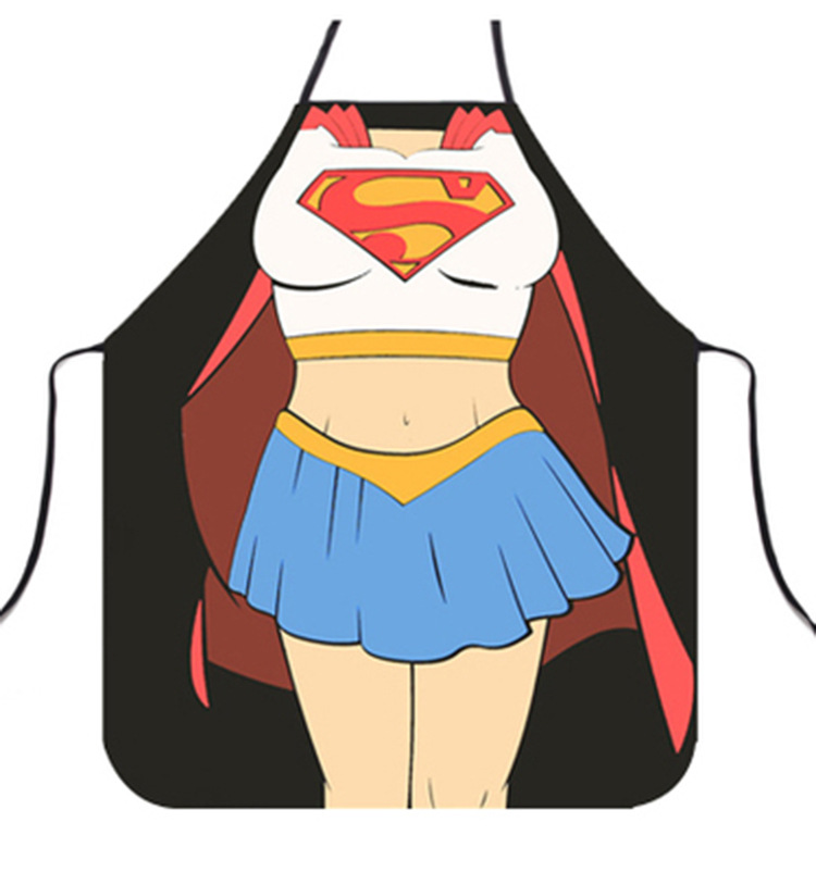++พร้อมส่ง++ผ้ากันเปื้อนลายซุปเปอร์วูแมน Super Woman
