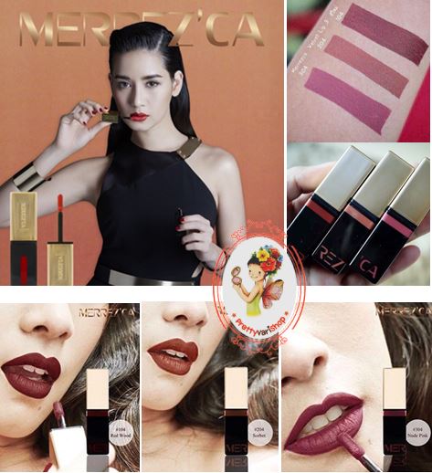 **พร้อมส่ง**3 สีใหม่จาก Merrezca Lip Cream Velvet อินเทรนด์อีกแล้ว กับลิปครีม 3 สีใหม่จากเมอร์เรซกา 3 สีที่แซ่บลืม 3 สีที่โลกต้องการเลยก็ว่าได้ เพราะสาวๆตามหาสีแนวนี้กันเยอะมว๊ากกกกก เรื่องคุณภาพไม่ต้องพูดถึง เพราะการันตีมาจาก 9 สีเดิมที่ขายดีจนของขาดบ่อ