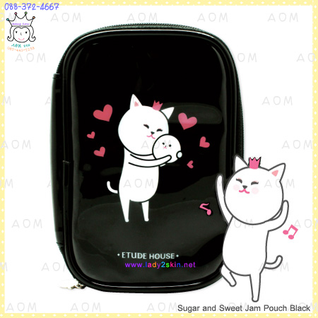 Sugar and Sweet Jam Pouch Black