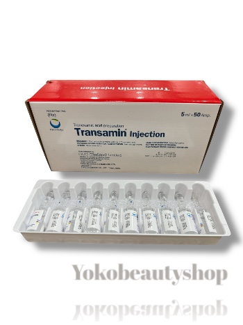 Transamin Injection 250mg/5ml ใช้รักษาฝ้า 1กล่อง 5amps.