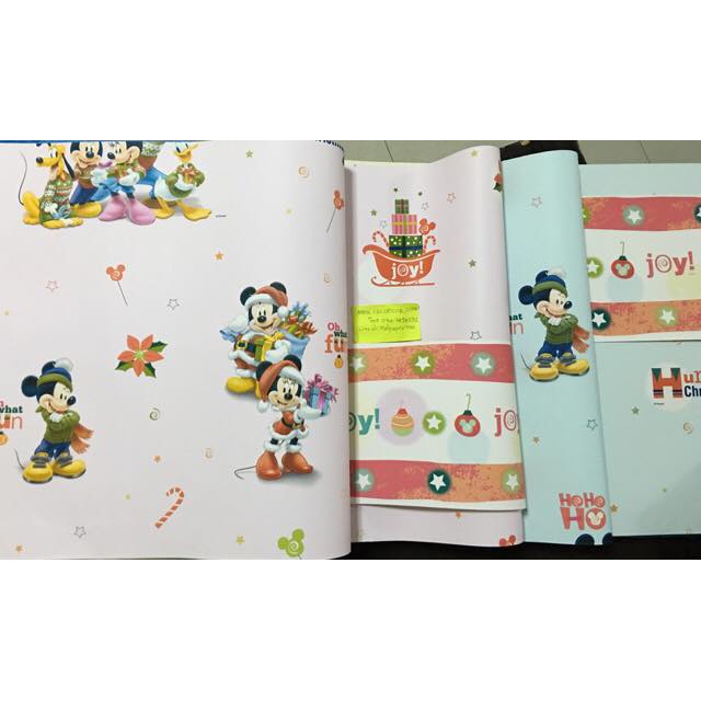 wallpaper การ์ตูน disney ลิขสิทธิ์ กว้าง53ซม ยาว10ม