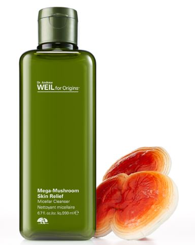 **พร้อมส่ง**Origins Dr. Andrew Weil for Origins Mega-Mushroom Skin Relief Micellar Cleanser 200 ml. ผลิตภัณฑ์ทำความสะอาดผิวหน้าสูตรน้ำ ที่ผสานเทคโนโลยีไมเซลลา (Micellar Technology) ทำหน้าที่จับสิ่งสกปรกที่ตกค้าง ให้คุณทำความสะอาดใบหน้าได้อย่างสะอาดหมดจด