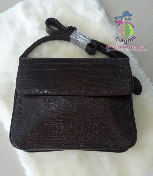 พร้อมส่ง สะพายชายBN952 หนังท้อง (ใส่กระดาษA4 ได้ไม่ต้องพับ)